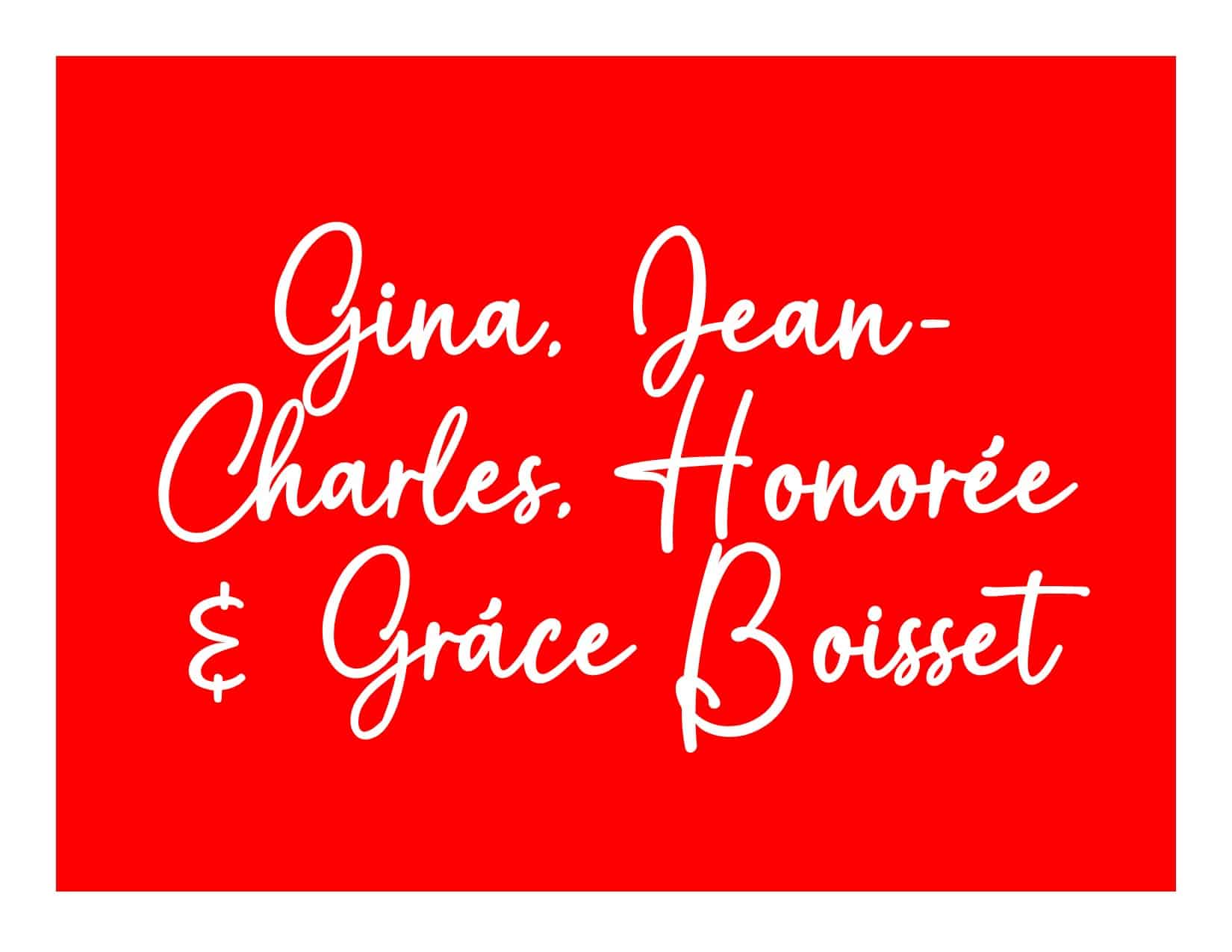 Gina Gallo And Jean Charles Boisset