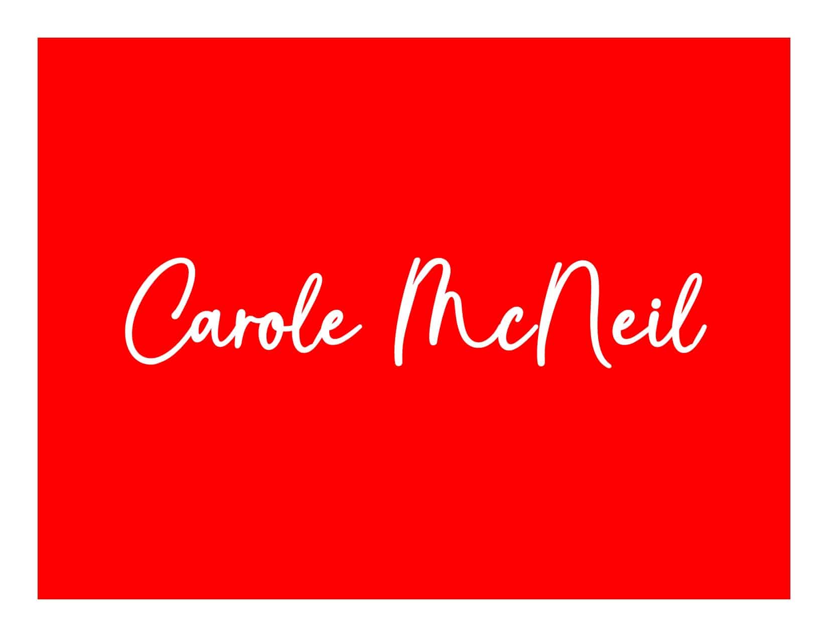 Carole McNeil